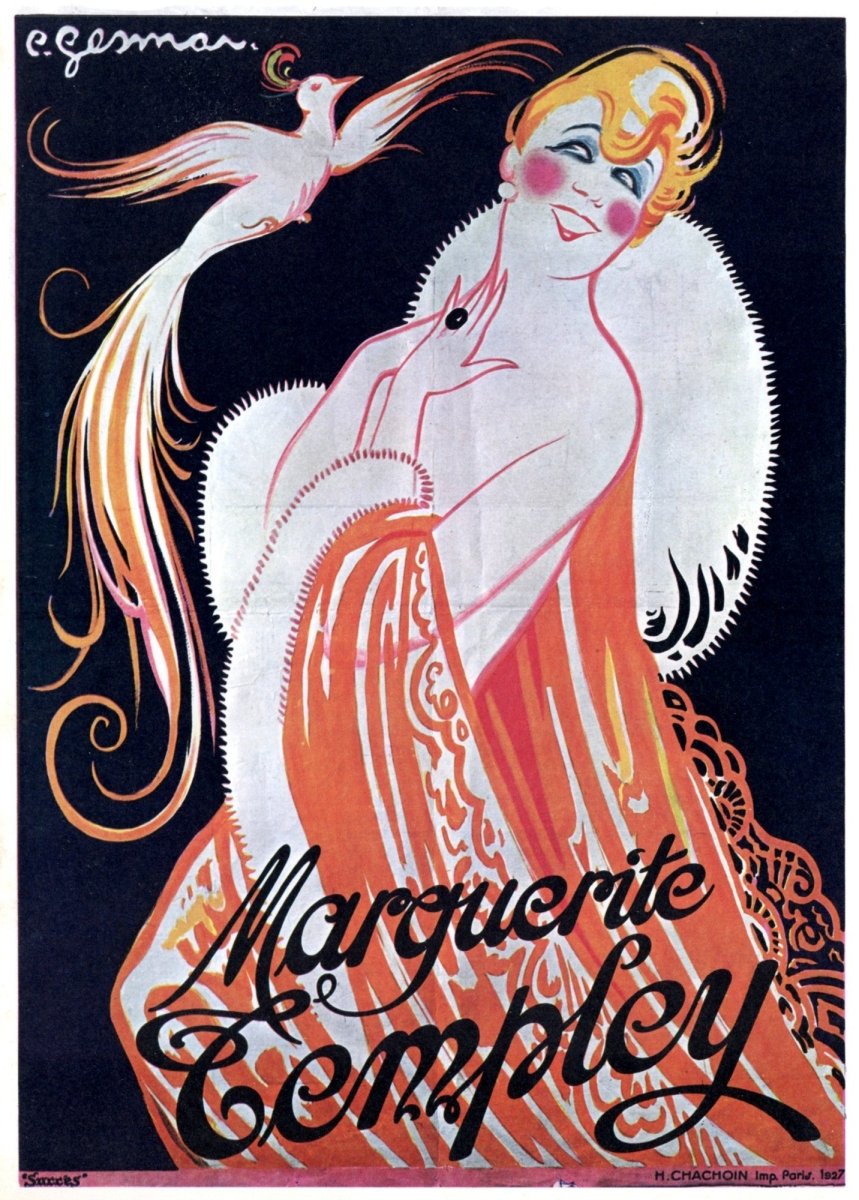Charles Gesmar - Marguerite Cempley 1924 | Dimensions 4560 x 6368 pixels