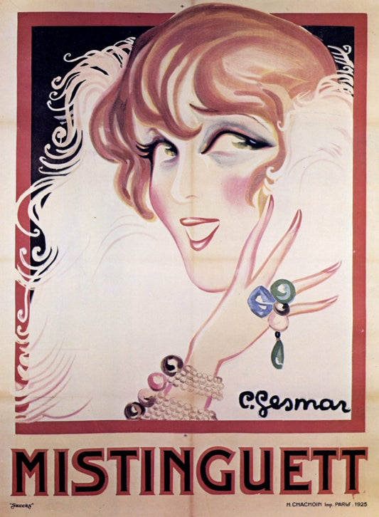 Charles Gesmar (1900-1928) - Mistinguett 1925 | Dimensions 4383 x 5967 pixels