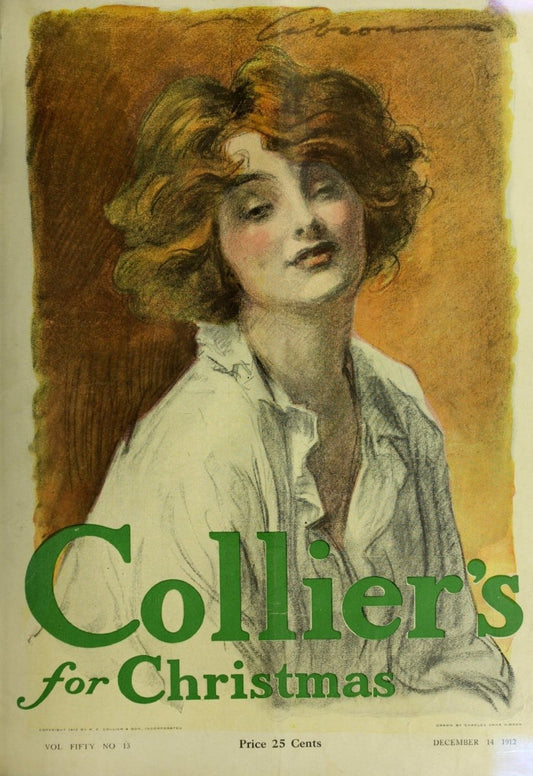 Charles Dana Gibson - Collier's Weekly - Christmas Number | Dimensions 3459 x 5036 pixels