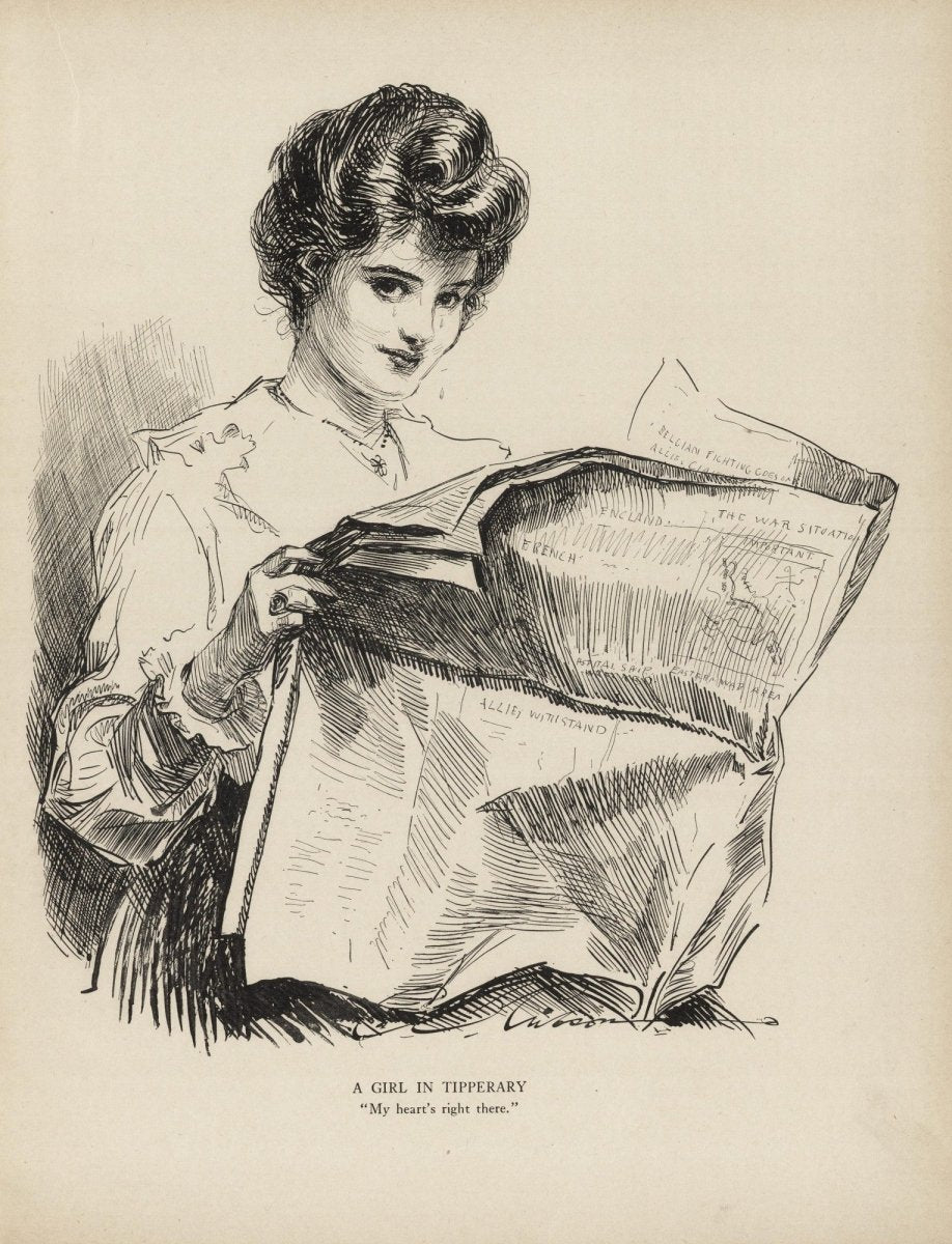 Gibson New Cartoons 1916 - Charles Dana Gibson - 11 images | Dimensions 3514 x 4592 pixels