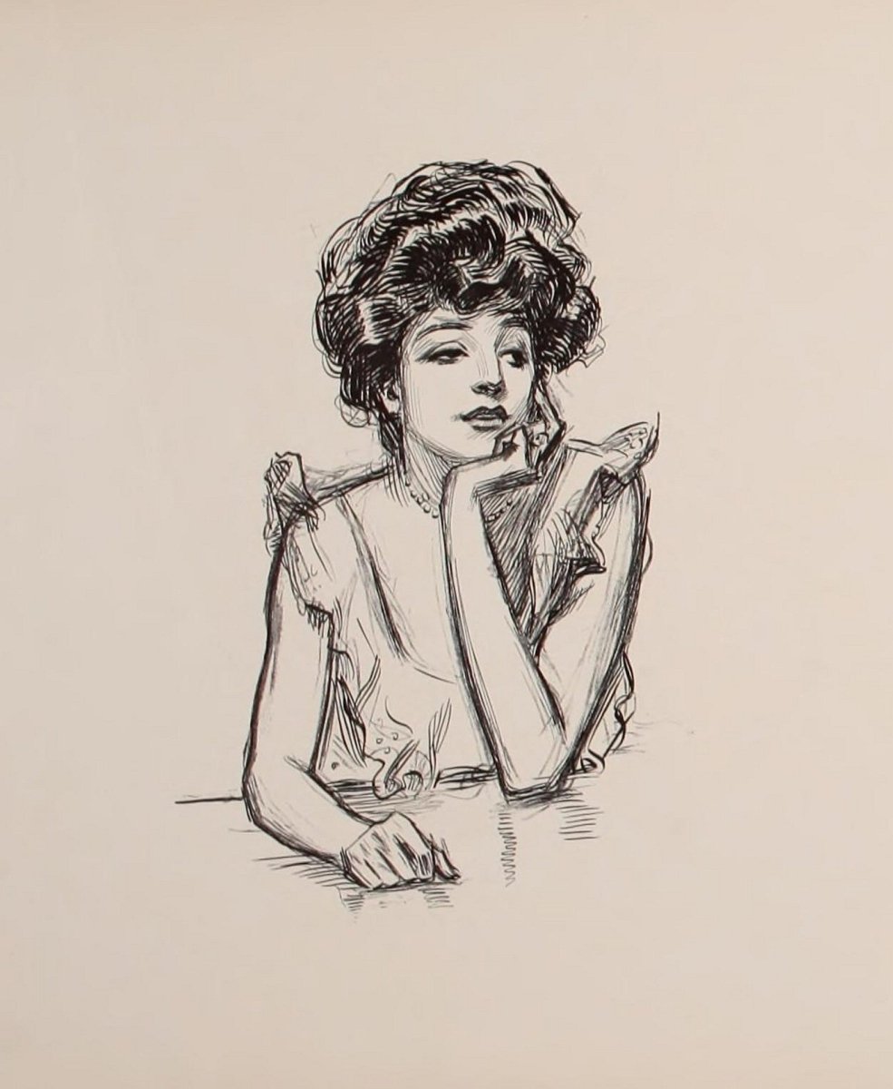 Social Ladder 1902 - Charles Dana Gibson - 28 images | Dimensions 1251 x 1524 pixels