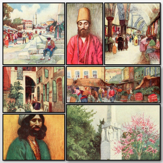 Constantinople 1906 - Warwick Goble - 63 images | A snapshot of some of the images
