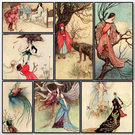 The Fairy Book, 1913 - Warwick Goble - 32 images | A snapshot of some of the images