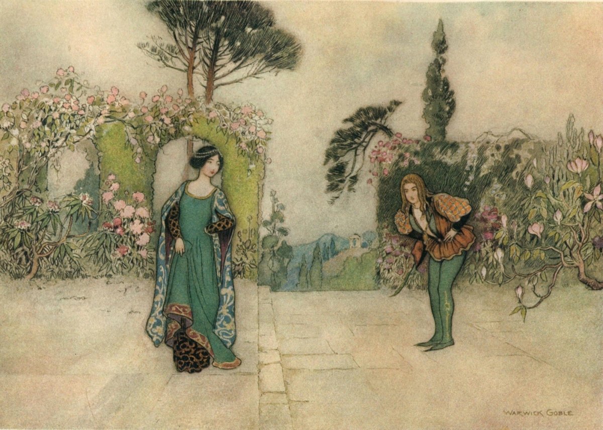 Stories from the Pentamerone 1911 - Warwick Goble | Dimensions 4000 x 2856 pixels