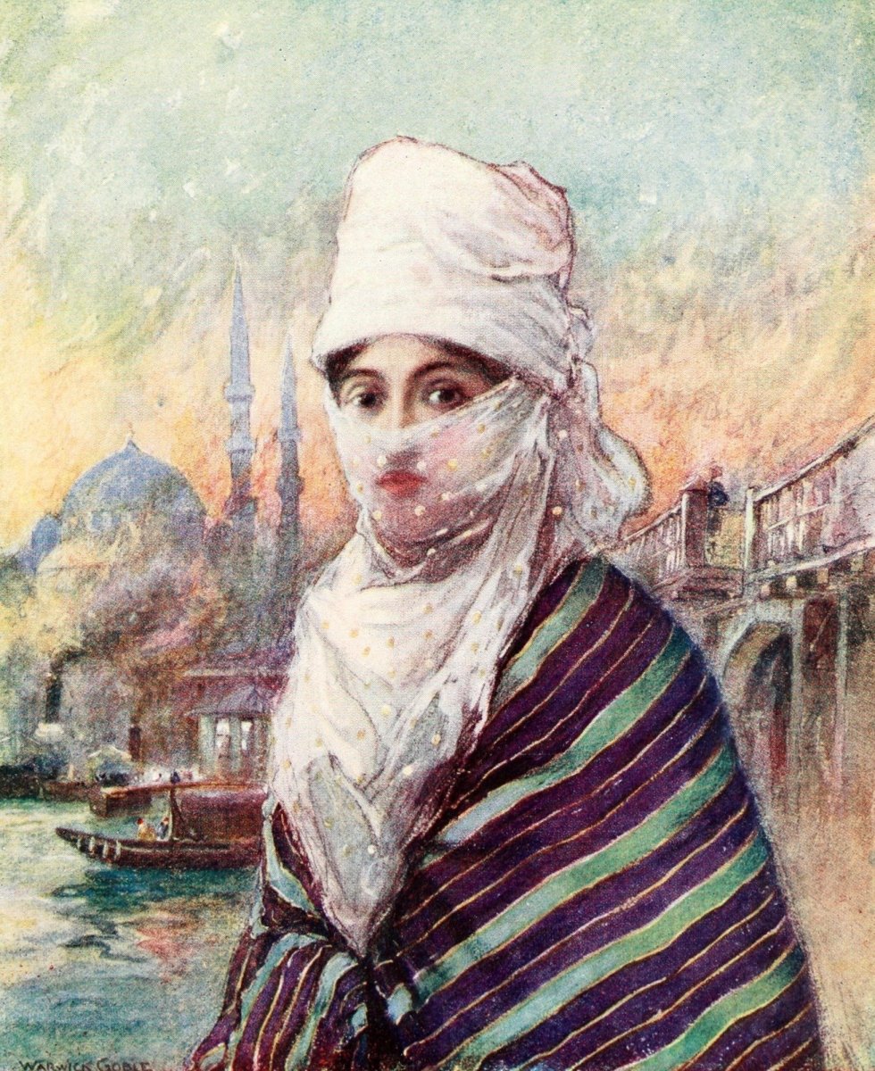 Peeps at Many Lands Turkey 1911 - Warwick Goble - 11 images | Dimensions 2080 x 2548 pixels