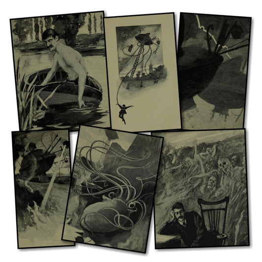 The War of the Worlds 1898 - Warwick Goble - 16 images | A snapshot of some of the images