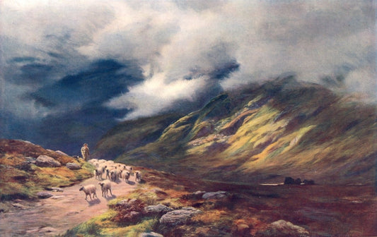 Peter Graham (1836-1921) - Among the Hills 1918 | Dimensions 6560 x 4140 pixels