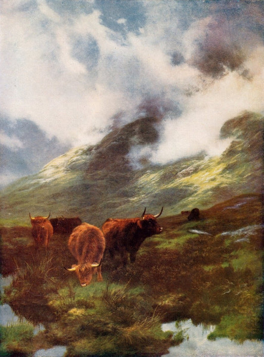 Peter Graham (1836-1921) - The Head of the Glen 1894 | Dimensions 4473 x 6048 pixels