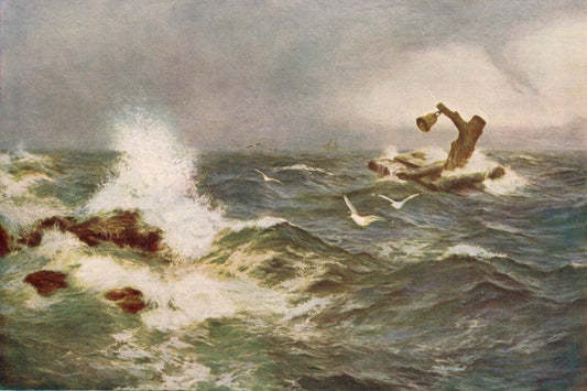 Peter Graham (1836-1921) - The Inchcape Rock 1908 | Dimensions 6400 x 4270 pixels