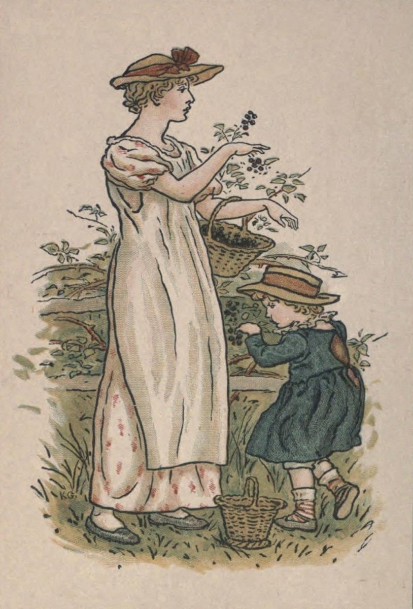 Almanack for 1893 - Kate Greenaway - 8 images | Dimensions 1128 x 1662 pixels