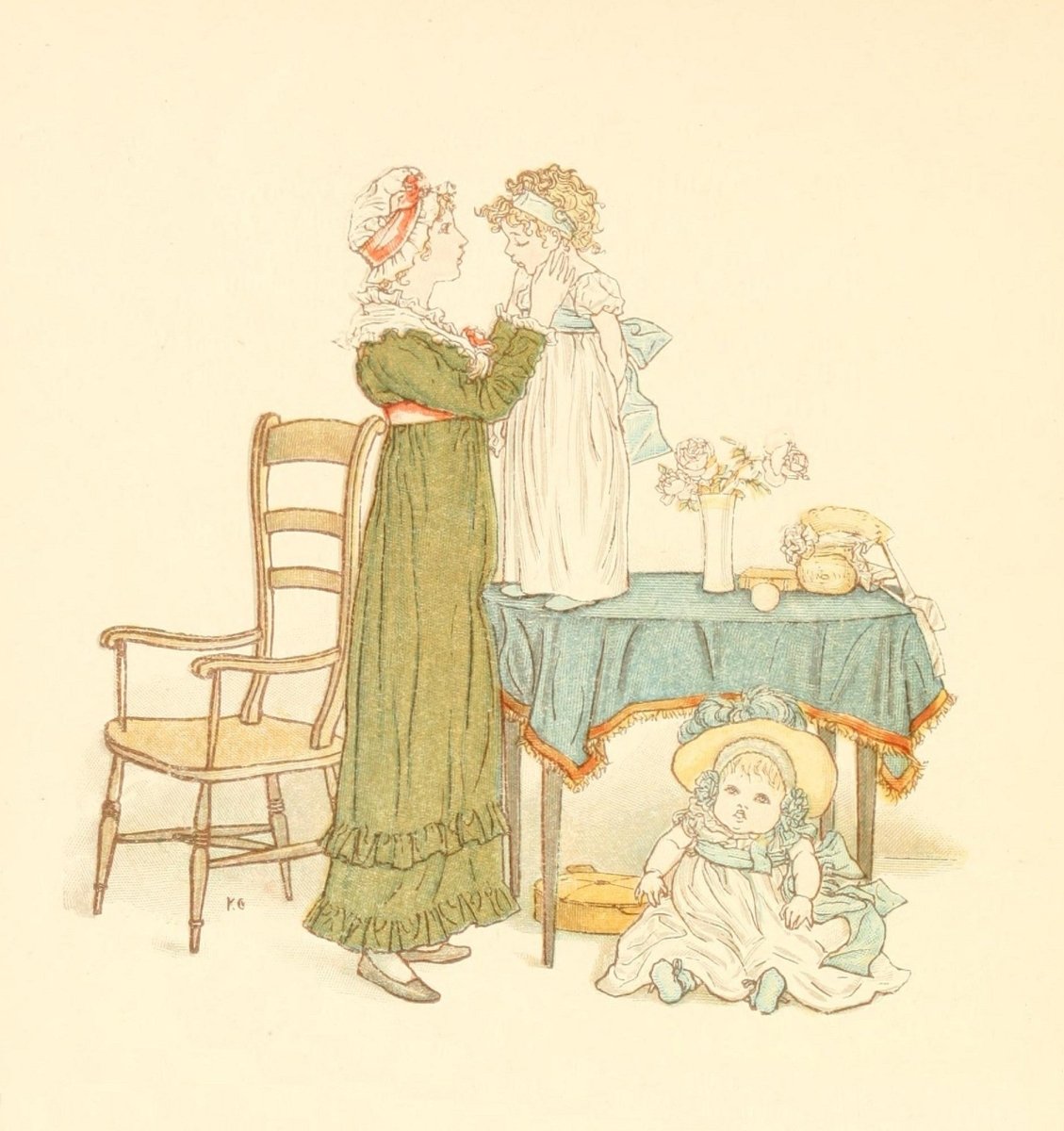 Little Ann & other Poems 1890 - Kate Greenaway - 53 images | Dimensions 1840 x 1956 pixels