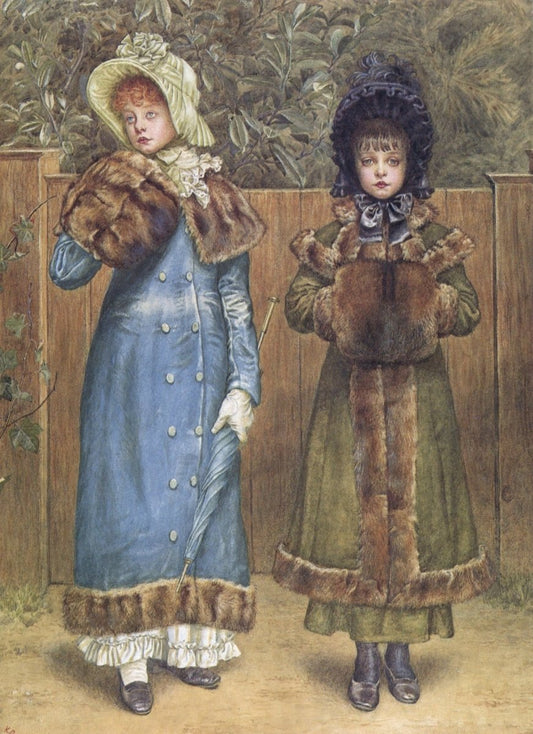 Kate Greenaway (1846-1901) - Misses 1879 | Dimensions 3928 x 5416 pixels