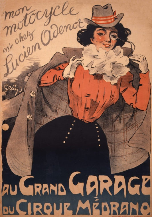 Jules-Alexandre Grün - Mon motocycle est chez Lucien Adenot | Dimensions 3040 x 4344 pixels