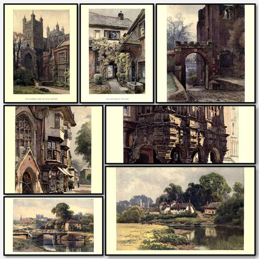 Exeter 1912 - Ernest Haslehust - 12 images | A snapshot of some of the images