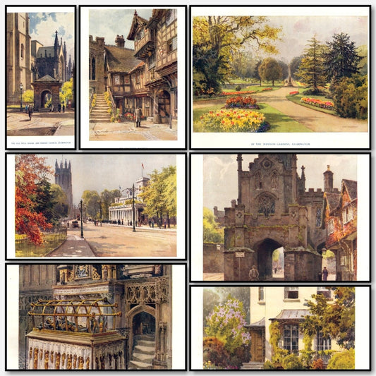 Warwick & Leamington 1913 - Ernest Haslehust - 12 images | A snapshot of some of the images