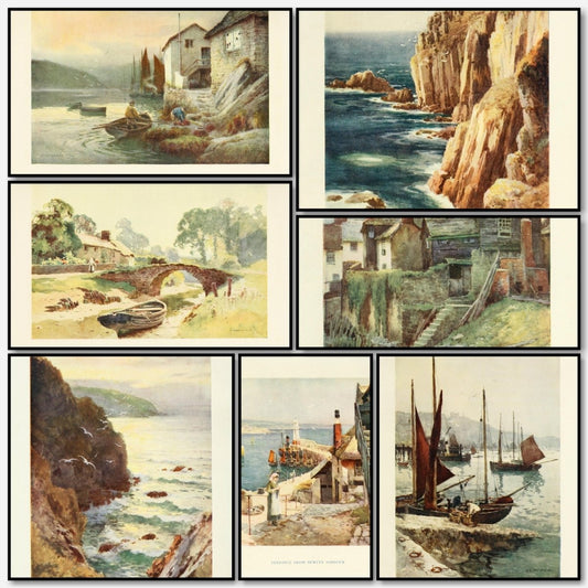 Cornish Riviera 1911 - Ernest Haslehust - 12 images | A snapshot of some of the images