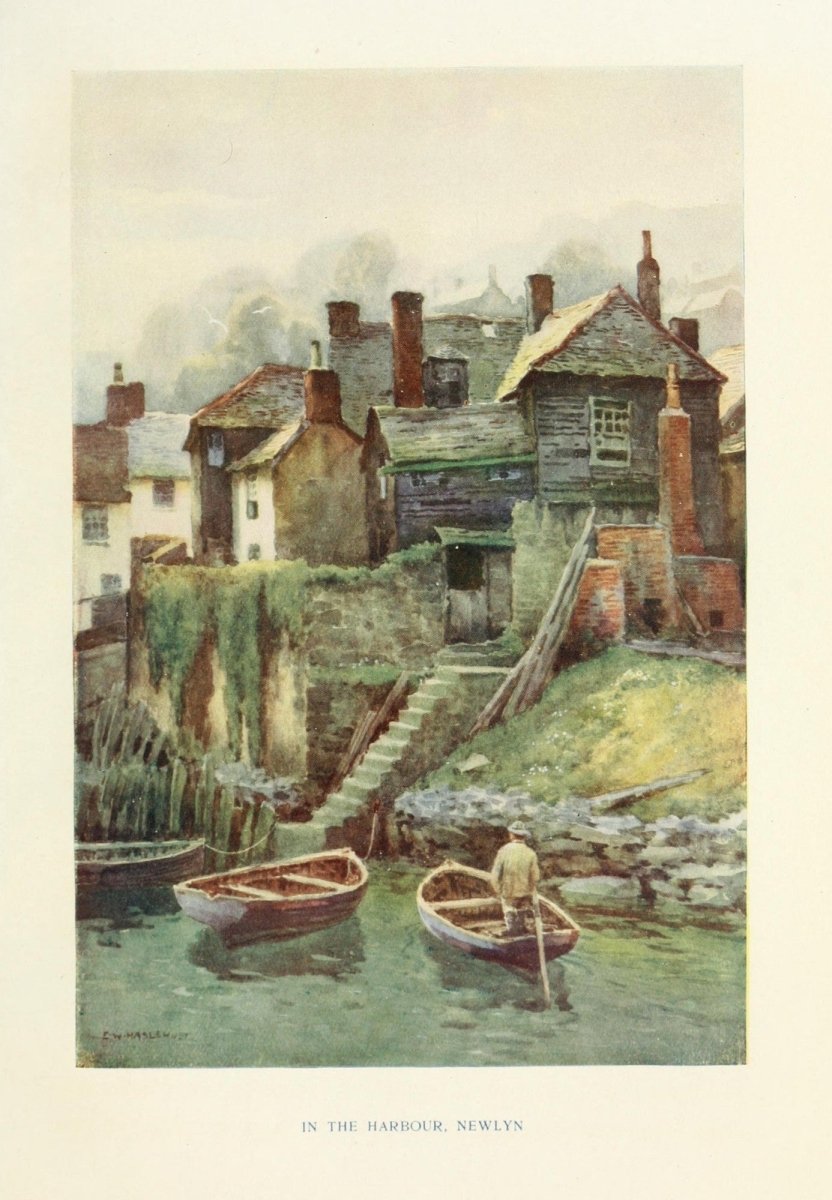 Cornish Riviera 1911 - Ernest Haslehust - 12 images | Dimensions 2155 x 3110 pixels