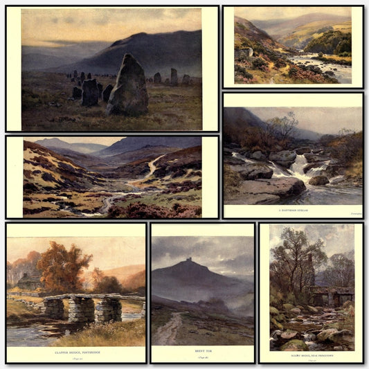 Dartmoor 1913 - Ernest Haslehust - 12 images | A snapshot of some of the images