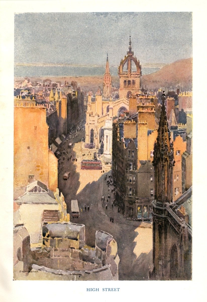 Edinburgh 1922 - Ernest Haslehust - 12 images | Dimensions 3017 x 4396 pixels