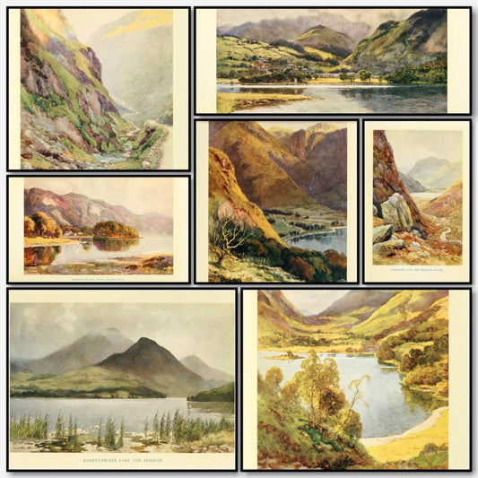 English Lakes 1910 - Ernest Haslehust - 12 images | A snapshot of some of the images