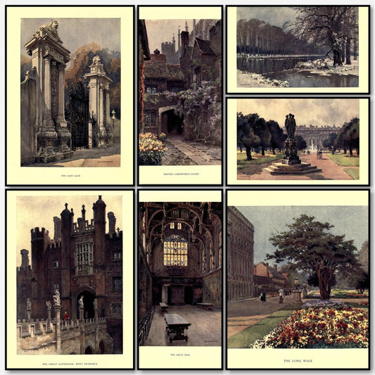 Hampton Court 1912 - Ernest Haslehust - 12 images | A snapshot of some of the images