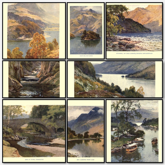 Loch Lomond 1910 - Ernest Haslehust - 12 images | A snapshot of some of the images