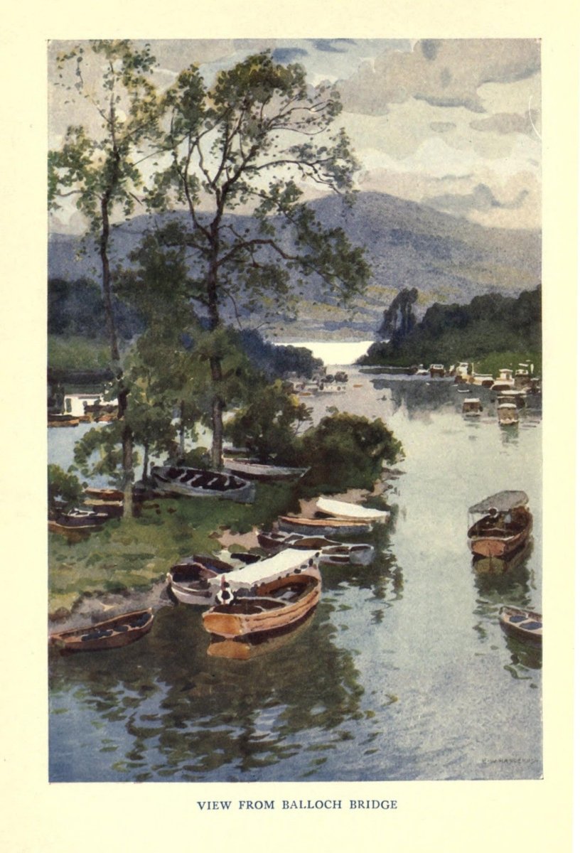 Loch Lomond 1910 - Ernest Haslehust - 12 images | Dimensions 2028 x 2982 pixels