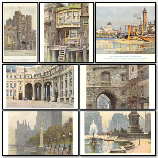 Through London's Highways 1924 - Ernest Haslehust | A snapshot of some of the images