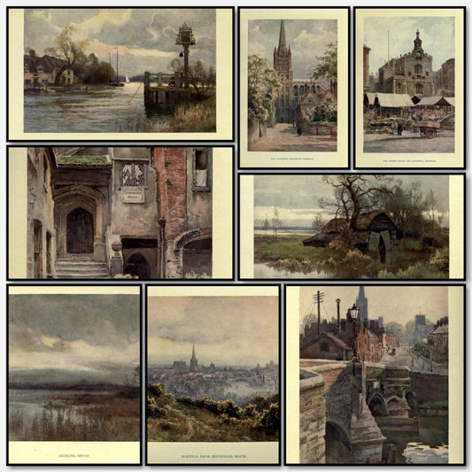 Norwich & Broads 1910 - Ernest Haslehust - 12 images | A snapshot of some of the images