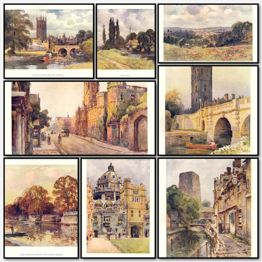 Oxford 1910 - Ernest Haslehust - 12 images | A snapshot of some of the images