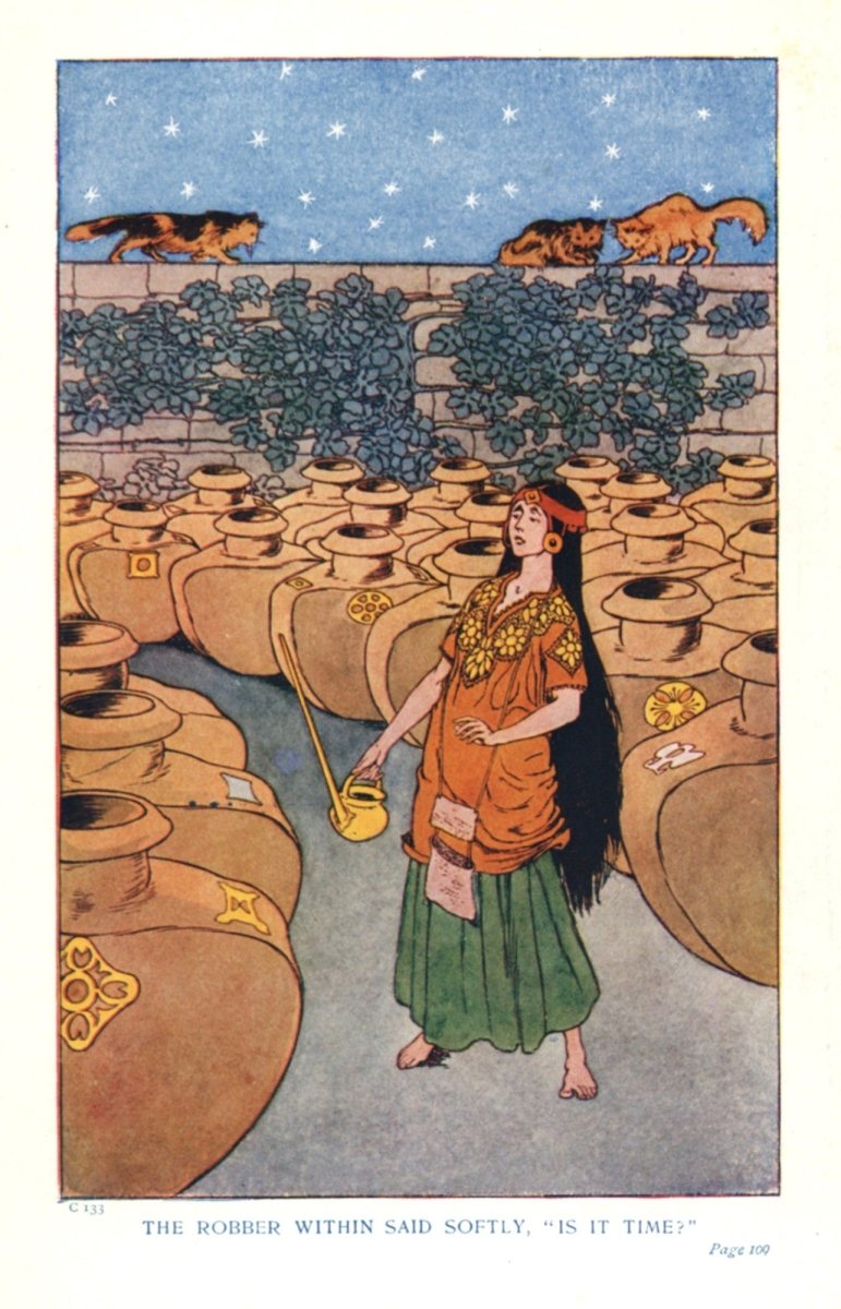 Arabian Nights 1922 - John Hassall (1868-1948) - 4 images | Dimensions 2448 x 3810 pixels