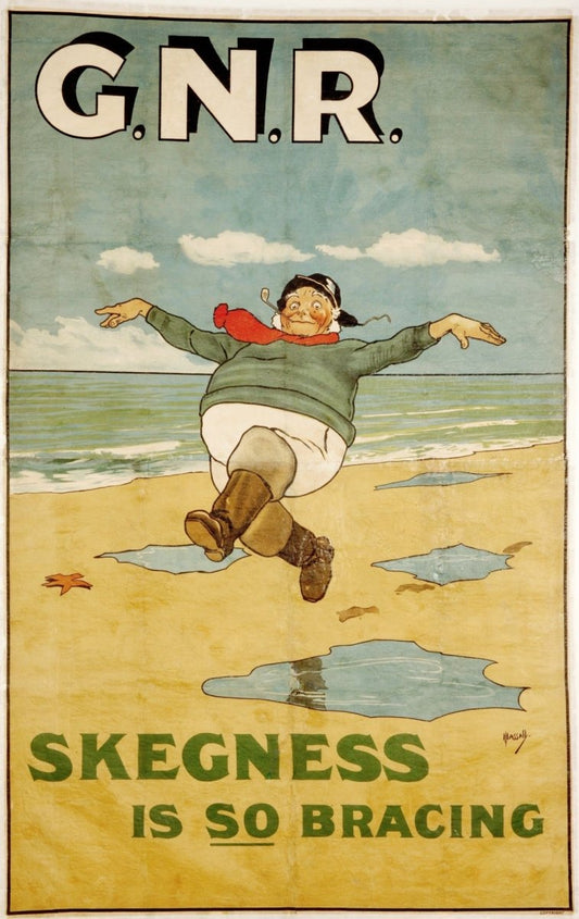 John Hassall - GNR Skegness is so Bracing | Dimensions 3332 x 5284 pixels