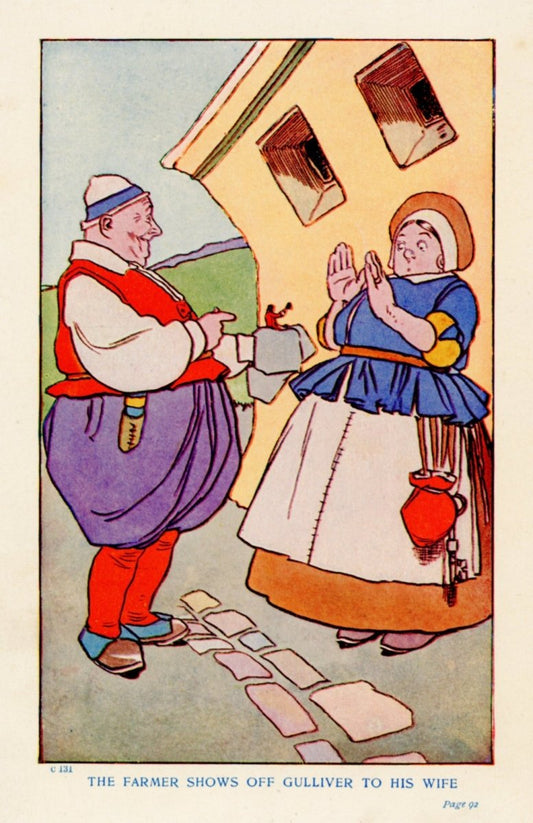 Gulliver's Travels 1924 - John Hassall (1868-1948) | Dimensions 2328 x 3594 pixels