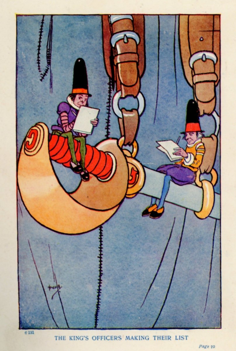 Gulliver's Travels 1924 - John Hassall (1868-1948) | Dimensions 2370 x 3522 pixels