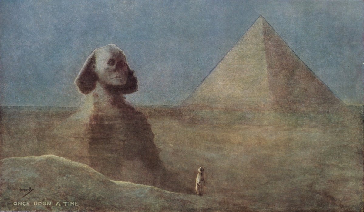 John Hassall (1868-1948) - Once Upon a Time | Dimensions 5532 x 3228 pixels