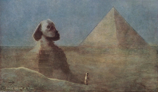 John Hassall (1868-1948) - Once Upon a Time | Dimensions 5532 x 3228 pixels