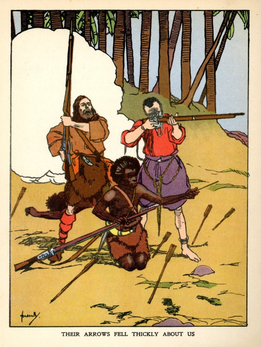 Robinson Crusoe 1936 - John Hassall (1868-1948) | Dimensions 4334 x 5764 pixels
