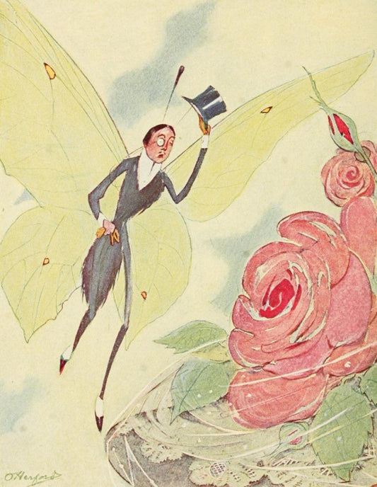 Overheard in a Garden 1900 - Oliver Herford - 1 image | Dimensions 1584 x 2160 pixels