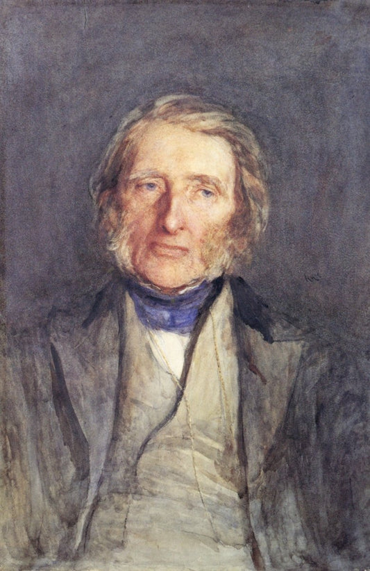 Hubert von Herkomer (1849-1914) - John Ruskin 1879 | Dimensions 3510 x 5418 pixels