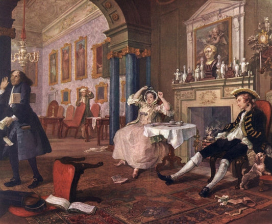 William Hogarth (1697-1764) - Shortly after the Marriage | Dimensions 6127 x 5060 pixels