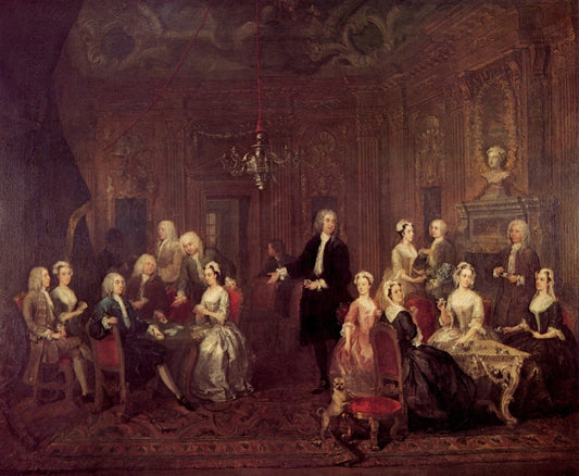 William Hogarth (1697-1764) - The Wollaston Family 1730 | Dimensions 5390 x 4431 pixels