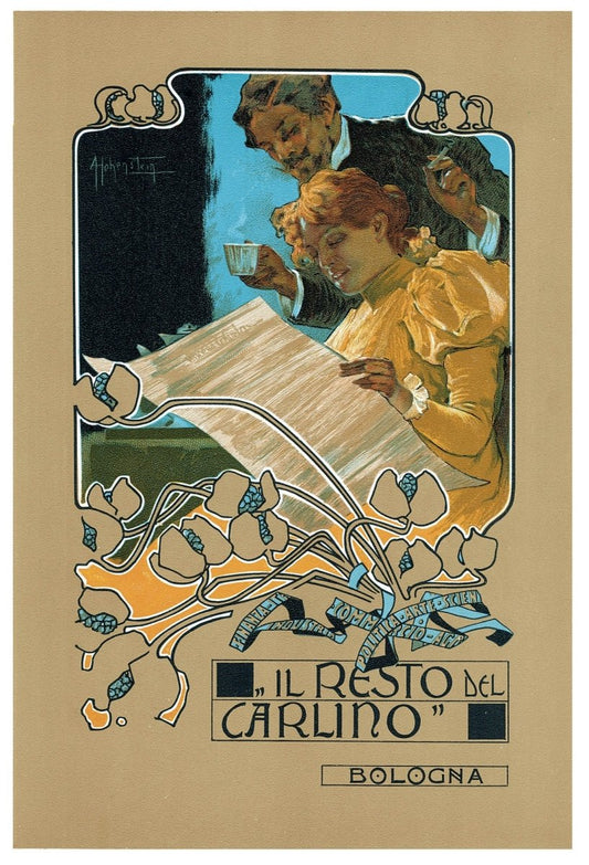 Adolfo Hohenstein (1854-1928) - Il Resto del Carlino 1914 | Dimensions 4725 x 6939 pixels