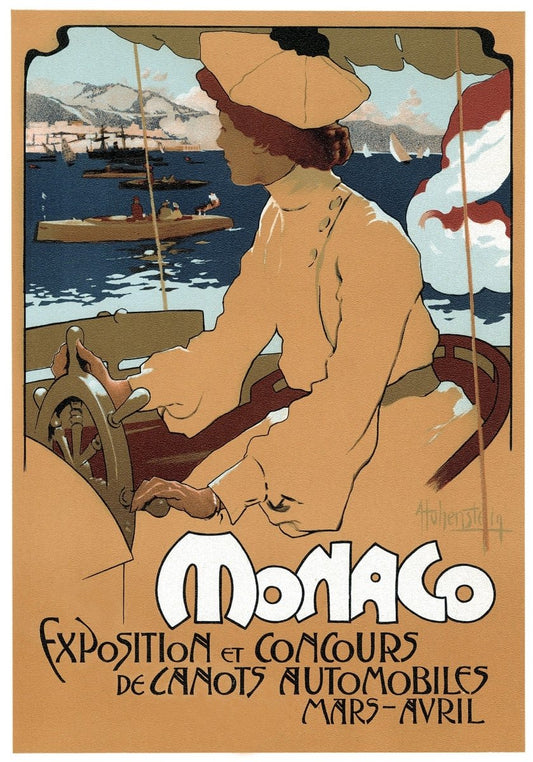 Adolfo Hohenstein (1854-1928) - Monaco 1900 | Dimensions 4725 x 6760 pixels