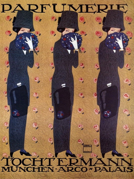 Ludwig Hohlwein - Parfumerie Tochtermann 1910 | Dimensions 3738 x 5509 pixels