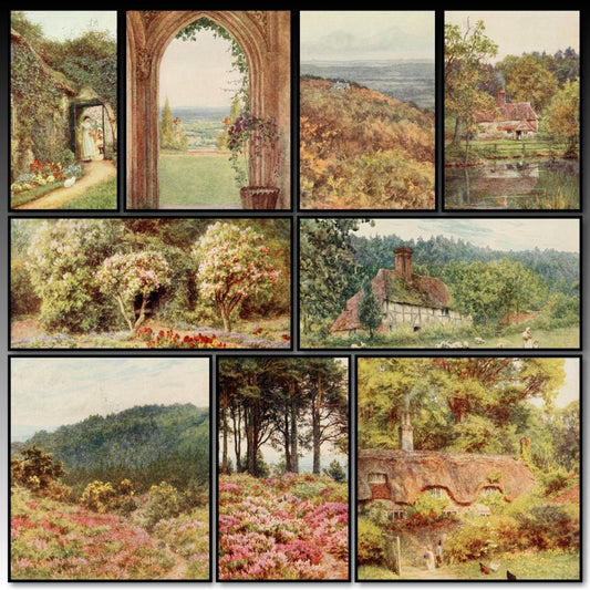 Homes of Tennyson 1905 - Helen Allingham - 20 images | A snapshot of the images