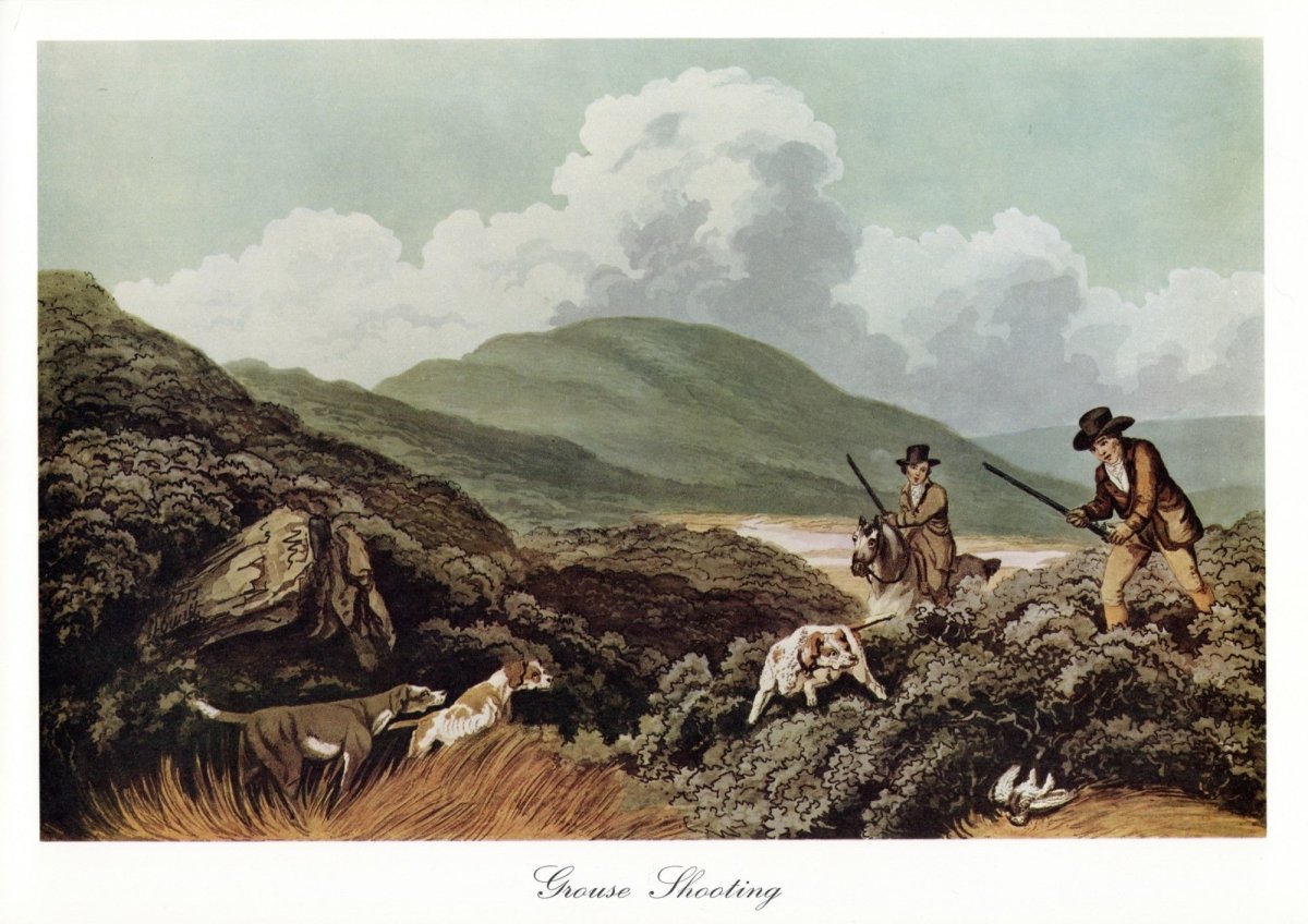 Samuel Howitt (1756-1822) - Grouse Shooting | Dimensions 8820 x 6230 pixels
