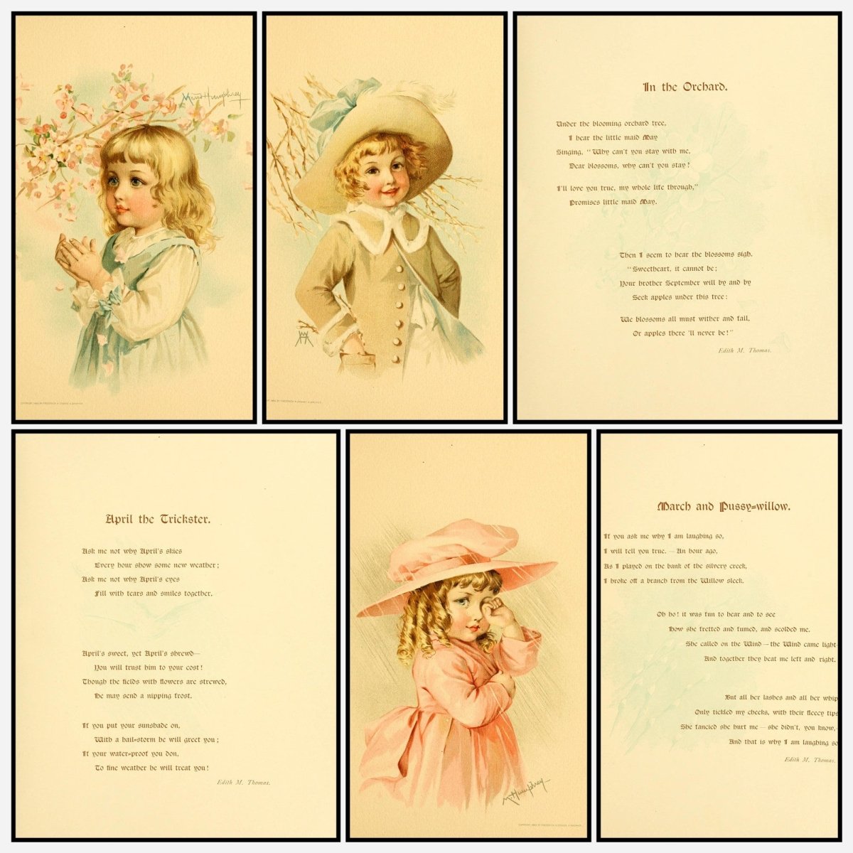 Children of Spring 1888 - Maud Humphrey - 6 images | A snapshot of the images