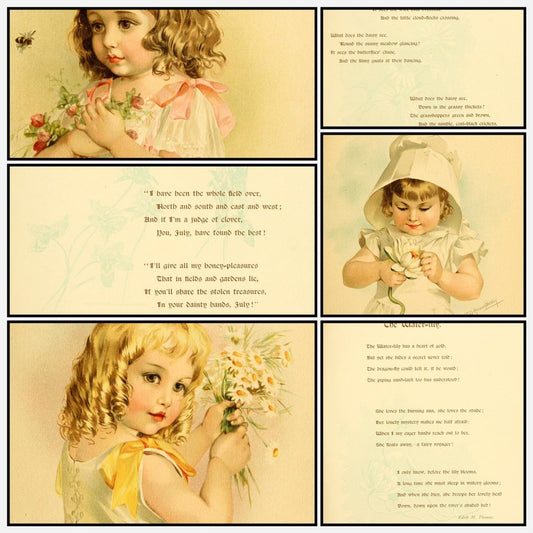 Children of Summer 1888 - Maud Humphrey - 6 images | A snapshot of the images