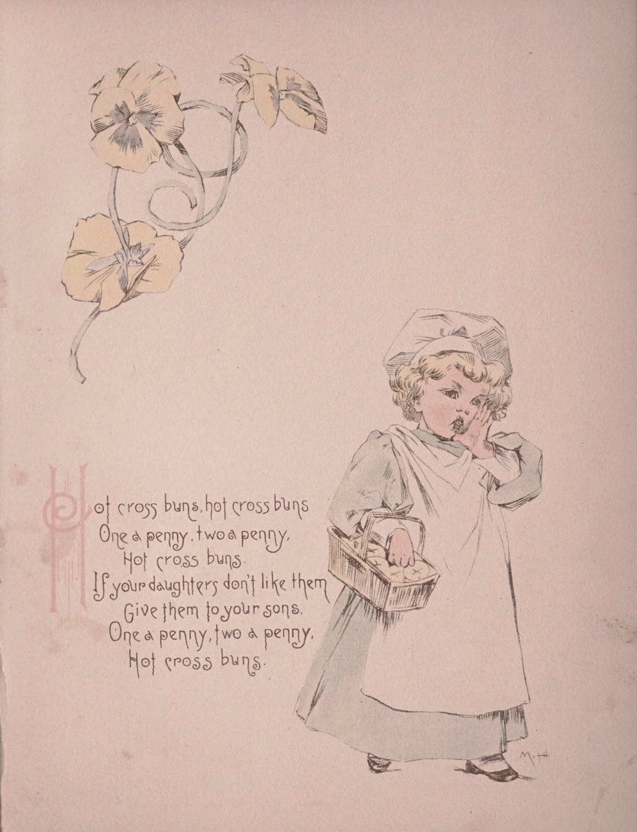 Favorite Rhymes from Mother Goose 1891 - Maud Humphrey | Dimensions 2829 x 3693 pixels