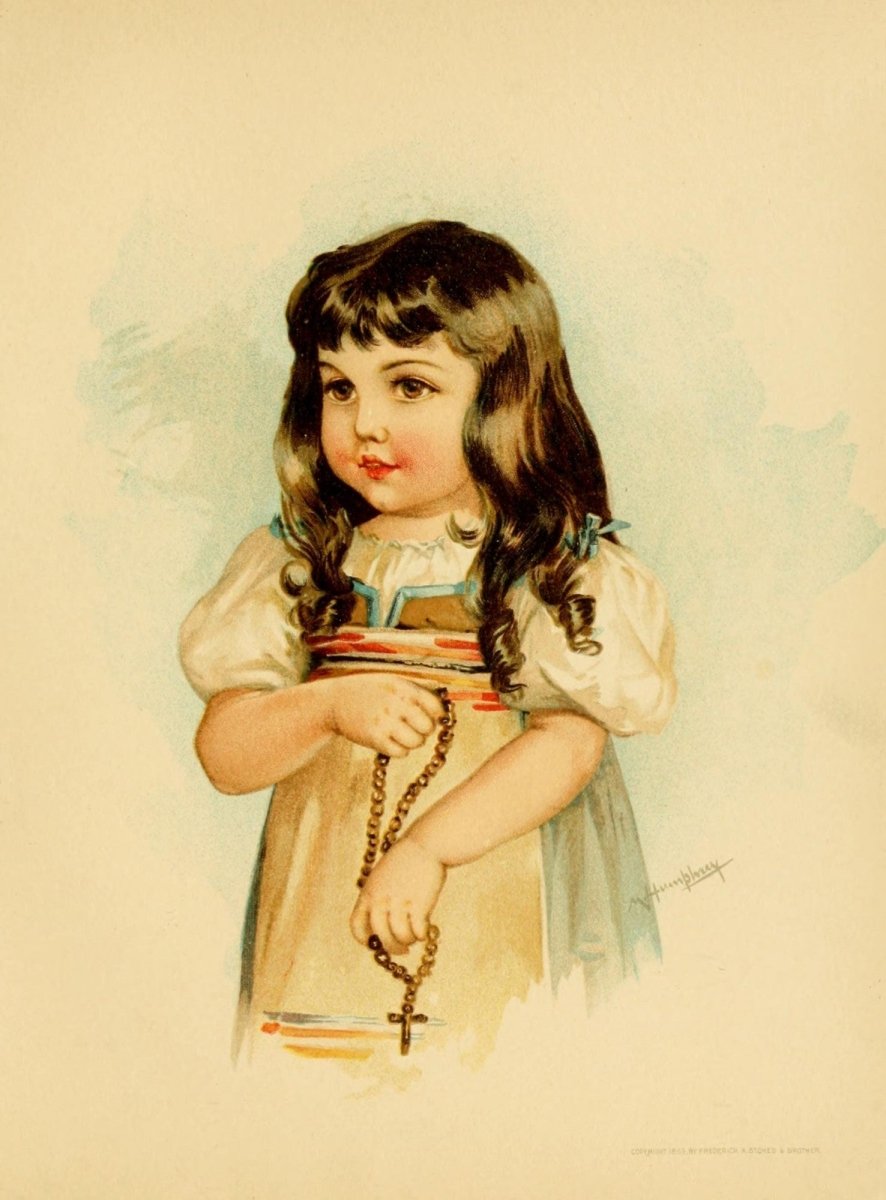 Tiny Folk of Sunny Days 1889 - Maud Humphrey - 13 images | Dimensions 1987 x 2693 pixels